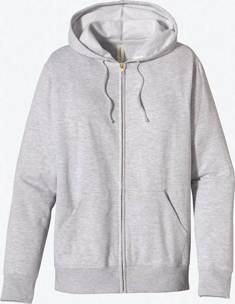 Heathered Fleece Full-Zip Hoody, EC4580 - econscious